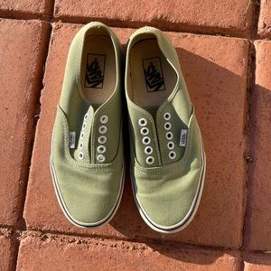 Vans Off the wall shoes in green